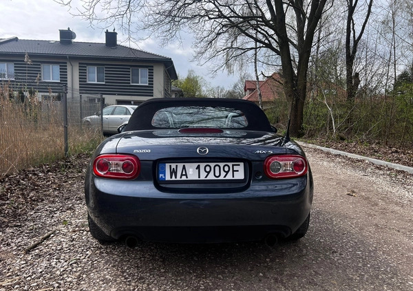 Mazda MX-5 cena 39900 przebieg: 183900, rok produkcji 2009 z Warszawa małe 56